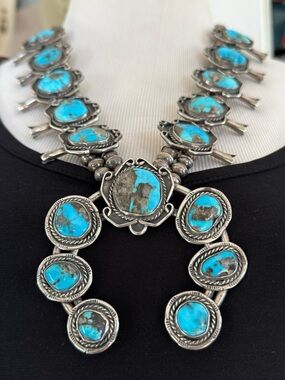 Old Pawn Navajo Squash Blossom